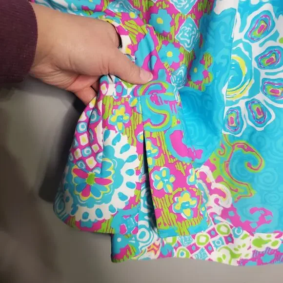 Jude Connally Colorful Printed Medallion Dress 3/4 Sleeves Women's Size Small - Picture 6 of 13